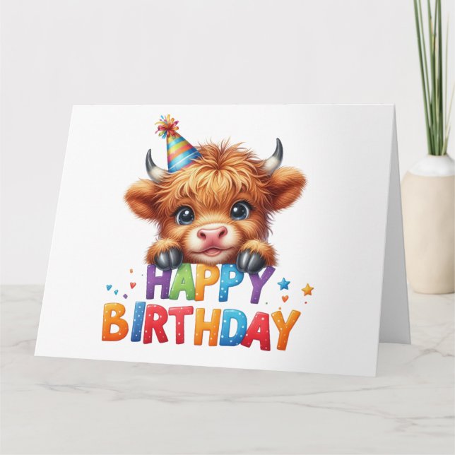 Cute Birthday Card  (Front)
