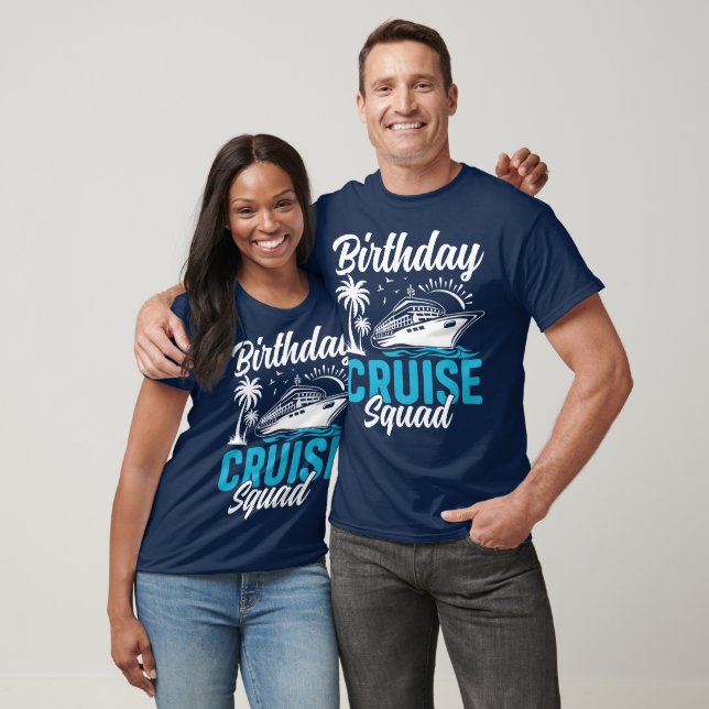 Cute Birthday Cruise Squad T-Shirt (Unisex)