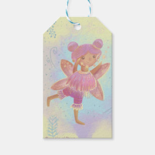 cute birthday fairy gift tags
