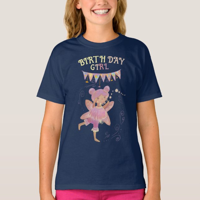 cute birthday fairy T-Shirt (Front)