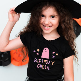 Cute Birthday Ghoul Pastel Ghost Halloween Toddler T-Shirt
