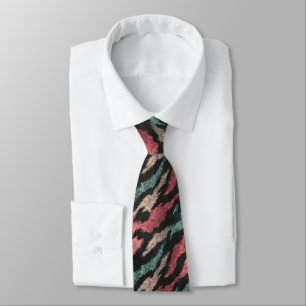 Cute Birthday Gifts For Him Tiger Skin Tie