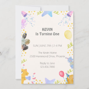 Cute Birthday Invitation For Kids