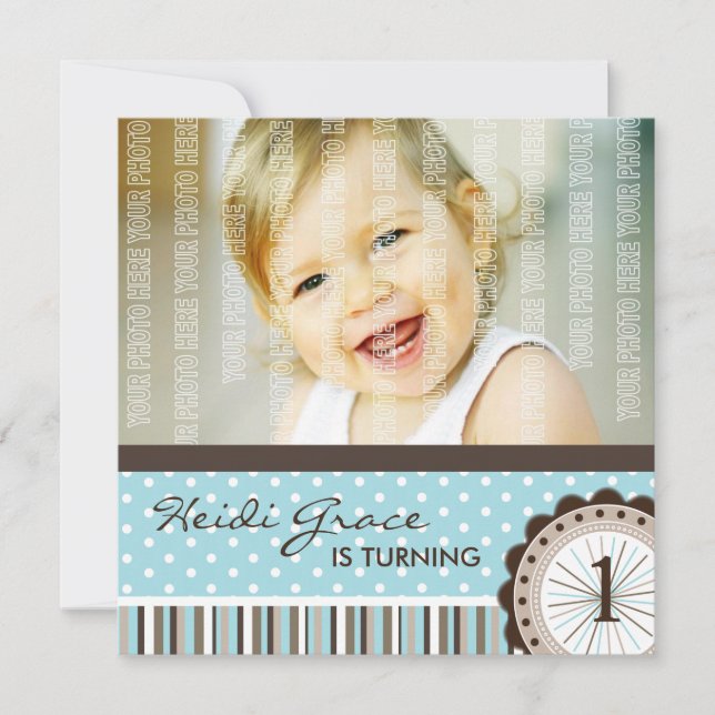 Cute Birthday Party Invitation (Front)