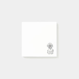 Cute Bixcon Frise Dog Cartoon Post-it Notes