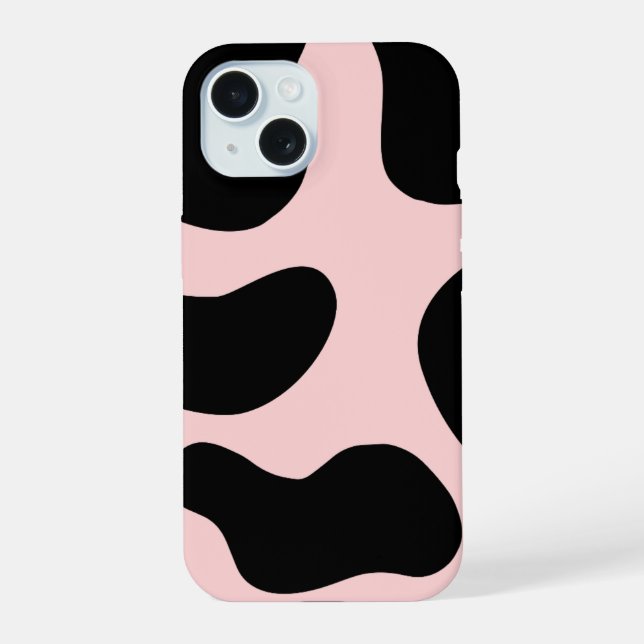 Cute black and pink phone case (Back)