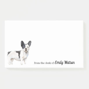 Cute Black And White French Bulldog Post-it Notes