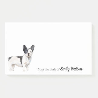 Cute Black And White French Bulldog Post-it Notes