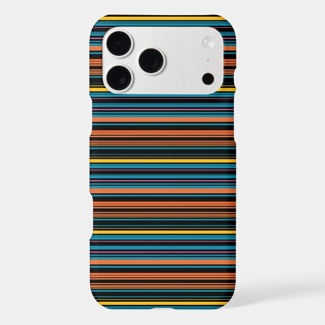 Cute black blue stripes (Back)
