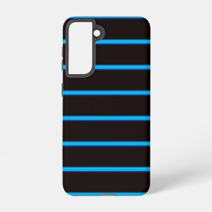 Cute black bluesky stripes samsung galaxy case
