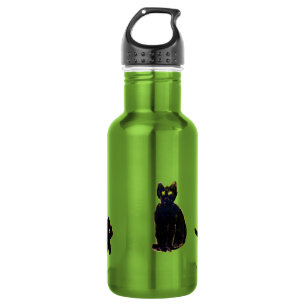 Cute Black Cat 532 Ml Water Bottle