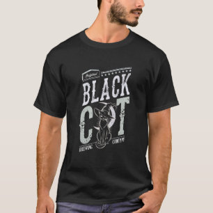Cute Black CAT Co Witch Brewing Company Village Wi T-Shirt