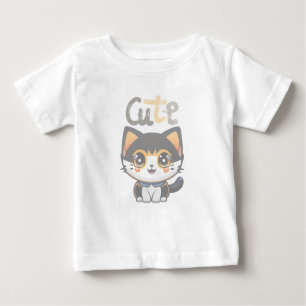 Cute black cat design  cats lovers   buy now... baby T-Shirt