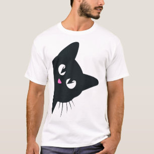 Cute Black Cat Halloween Costume Kitten Kids Toddl T-Shirt