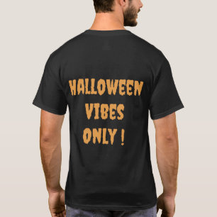 Cute Black Cat Halloween Pumpkin Witch Hat Autumn T-Shirt
