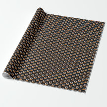 Cute Black Cat Halloween Wrapping Paper