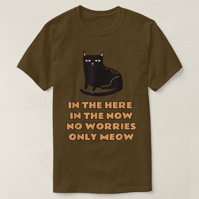 Cute black cat poetry, Funny Black cat quote, Cat  T-Shirt (Design Front)