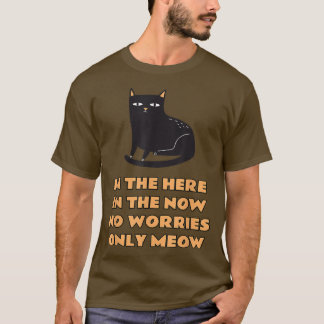 Cute black cat poetry, Funny Black cat quote, Cat T-Shirt