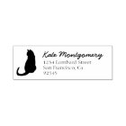 Cute Black Cat Return Address
