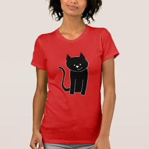 Cute Black Cat T-Shirt