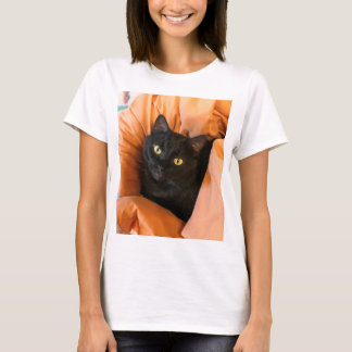 Cute Black Cat T-Shirt