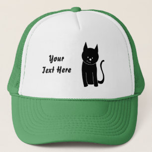 Cute Black Cat Trucker Hat