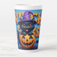 Cute Black Cat Witch Pumpkin Halloween 🐈⬛