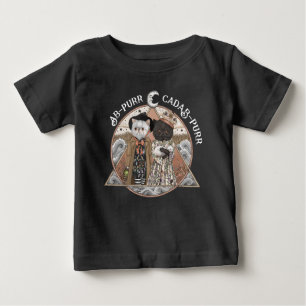 Cute Black Cat Witches Halloween Costume  Baby T-Shirt