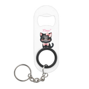 Cute Black Cat with Bow for Halloween Decoration