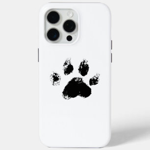 cute black dog lovers paw iPhone 15 pro max case