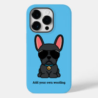 Cute Black French Bulldog Case-Mate iPhone Case