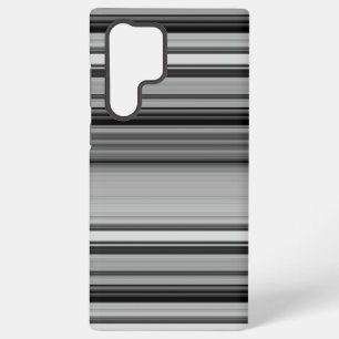 Cute black grey stripes  samsung galaxy case