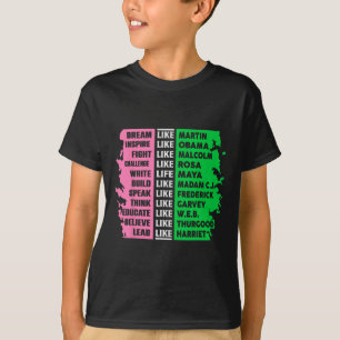 Cute Black History Month Aka Fun Tee Black History