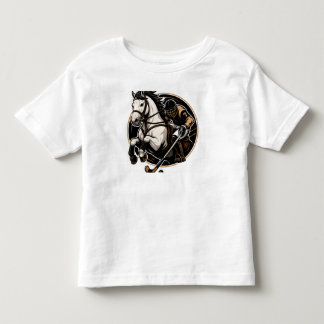 Cute Black Horse Graphic Toddler T-Shirt