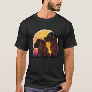 Cute Black Lab Black Labrador Retriever Puppy Dog  T-Shirt