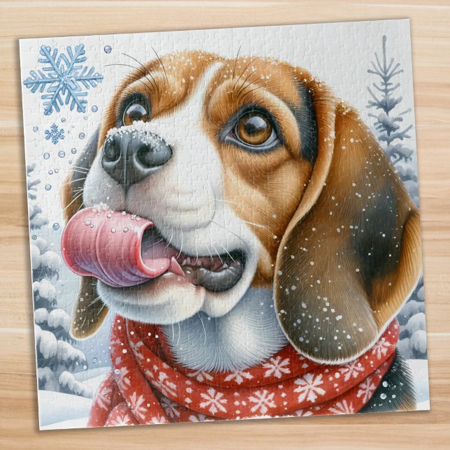 Cute Black Lab Dog Black Labrador Retriever Jigsaw Puzzle (Creator Uploaded)