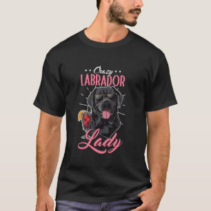Cute Black Lab Dog Labrador Retriever Mum T-Shirt