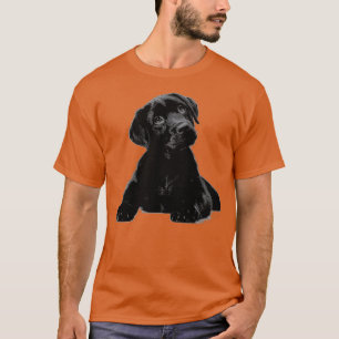 Cute Black Lab Puppy Dog Animal Lover -gigapixel-s T-Shirt
