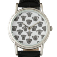 Cute Black Labrador Retriever Dog Watch