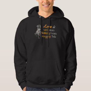 Cute Black Labrador Retriever Owner Love My Dog Hoodie