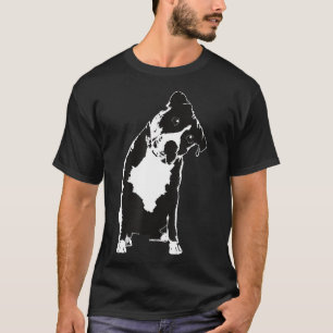 Cute Black Pitbull -New T-Shirt