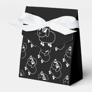 Cute Black Sheep Cartoon Favour Box