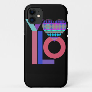 Cute Black Tribal YOLO  iPhone 5 Case