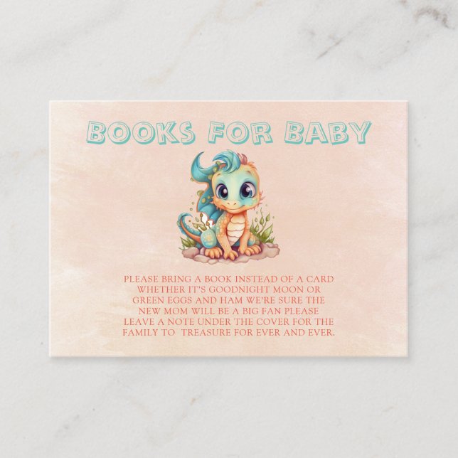 Cute Black Unicorn Floral Books For Baby Business Card (Front)