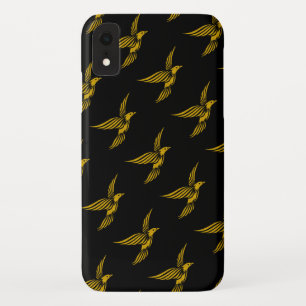Cute black vintage gold eagle patterns Case-Mate iPhone case