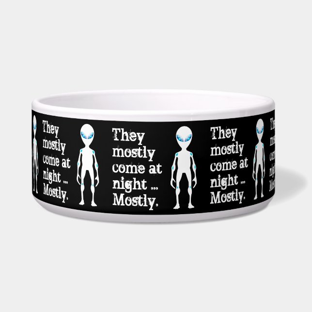 Cute black white alien quote (Front)