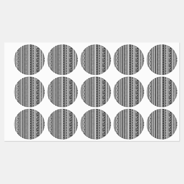 Cute black white aztec patterns design (Sheet)