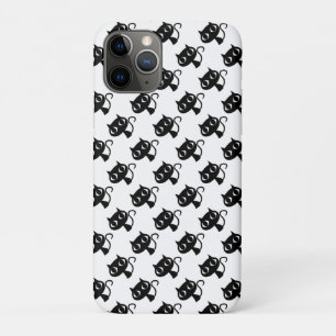 Cute black white cats patterns Case-Mate iPhone case