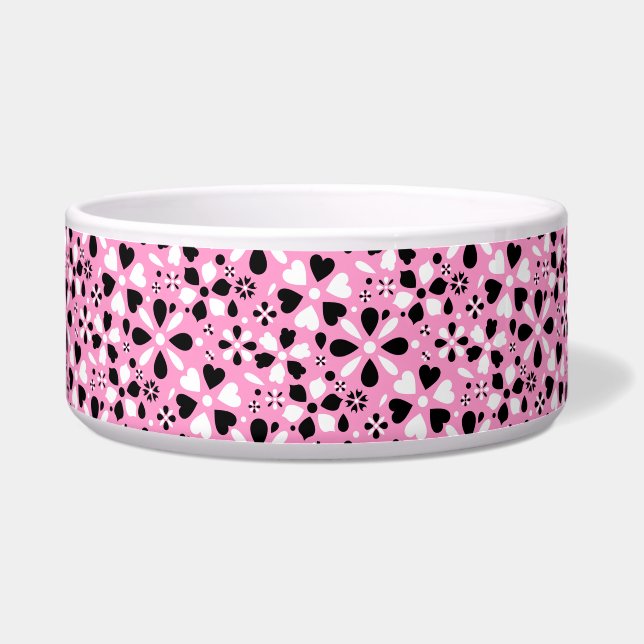 Cute black white flowers (Front)