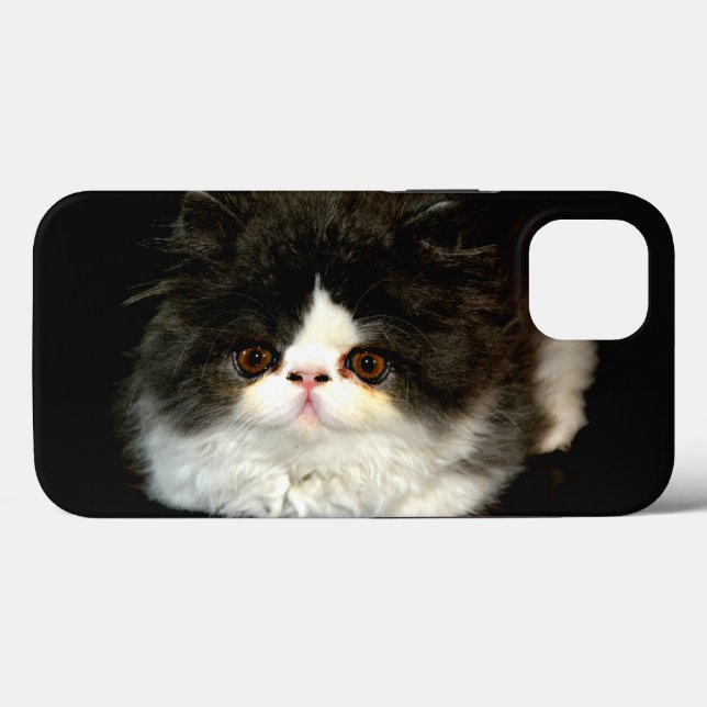Cute black white kitten photo Case-Mate iPhone case (Back (Horizontal))